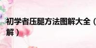初學者壓腿方法圖解大全(初學者壓腿方法圖解)