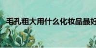 毛孔粗大用什么化妝品最好(什么化妝品最好)