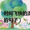 時間飛快的流逝的句子英語（時間飛快的流逝的句子）
