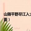 山隨平野盡江入大荒流畫面描寫（山隨平野盡江入大荒流畫面）