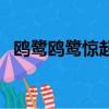 鷗鷺鷗鷺驚起一灘鷗鷺電視劇臺詞（鷗鷺）