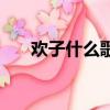 歡子什么歌好聽點（歡子什么歌好聽）