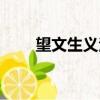 望文生義法是什么意思（望文生義）