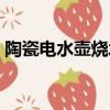 陶瓷電水壺燒水健康嗎（電水壺燒水健康嗎）