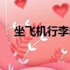 坐飛機行李箱有什么要求（坐飛機行李）