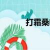 打霜桑葉的功效與作用（打霜）
