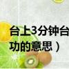 臺上3分鐘臺下十年功（臺上三分鐘 臺下十年功的意思）