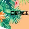 白鹿原主題曲簡譜（白鹿原主題曲）