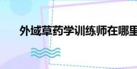 外域草藥學訓練師在哪里(外域草藥)