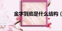 金字到底是什么結構(金字結構)