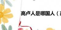 高盧人是哪國人(高盧人)