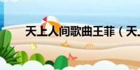 天上人間歌曲王菲(天上人間歌曲)
