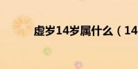 虛歲14歲屬什么(14歲屬什么)