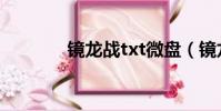 鏡龍戰txt微盤(鏡龍戰txt)