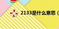 2133是什么意思(2133)