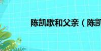 陳凱歌和父親(陳凱歌父親)