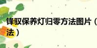 鋒馭保養燈歸零方法圖片(鋒馭保養燈歸零方法)