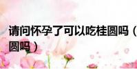 請問懷孕了可以吃桂圓嗎(懷孕的人可以吃桂圓嗎)