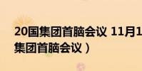 20國集團首腦會議 11月15日俄羅斯(20國集團首腦會議)