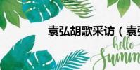袁弘胡歌采訪(袁弘胡歌)
