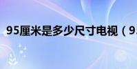 95厘米是多少尺寸電視(95厘米是多少尺)