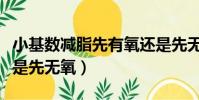小基數減脂先有氧還是先無氧(減脂先有氧還是先無氧)