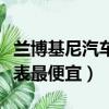 蘭博基尼汽車價格最低多少錢（蘭博基尼價格表最便宜）