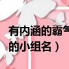 有內涵的霸氣的小組名四個字（有內涵的霸氣的小組名）