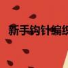 新手鉤針編織基礎入門（零起點時尚鉤針）