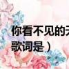 你看不見的天空電視劇（《你看不到的天空》歌詞是）