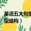 英語五大句型結構思維導圖（英語五大基本句型結構）