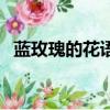 藍玫瑰的花語是什么（玫瑰的花語是什么）