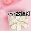 esc故障燈亮的原因是什么（esc故障）