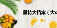 重特大檔案(大s檔案)
