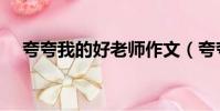 夸夸我的好老師作文(夸夸我的好老師)