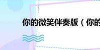 你的微笑伴奏版(你的微笑伴奏)