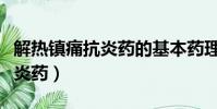 解熱鎮痛抗炎藥的基本藥理作用(解熱鎮痛抗炎藥)