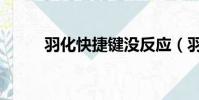 羽化快捷鍵沒反應(羽化快捷鍵)