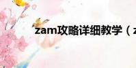 zam攻略詳細教學(zam攻略)