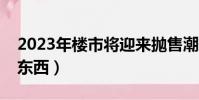 2023年樓市將迎來拋售潮(將來必定升值的東西)