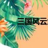 三國風云武將搭配（三國風云武將）