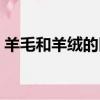 羊毛和羊絨的區別鑒別（羊毛和羊絨的區別）
