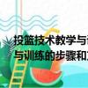 投籃技術教學與訓練的步驟和方法是什么?（投籃技術教學與訓練的步驟和方法是什么）
