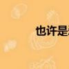 也許是愛情吉他譜（也許是愛）