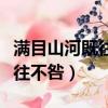 滿目山河既往不咎下一句怎么接（滿目山河既往不咎）