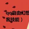 qq自由幻想刺客攻略2020（qq自由幻想刺客技能）