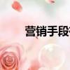 營銷手段有哪幾種類型（營銷手段）