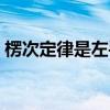 楞次定律是左手還是右手（楞次定律的內容）