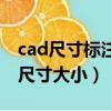 cad尺寸標注太大了怎么縮小（cad調整標注尺寸大小）