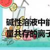 堿性溶液中能大量共存的離子（堿性溶液中大量共存的離子）